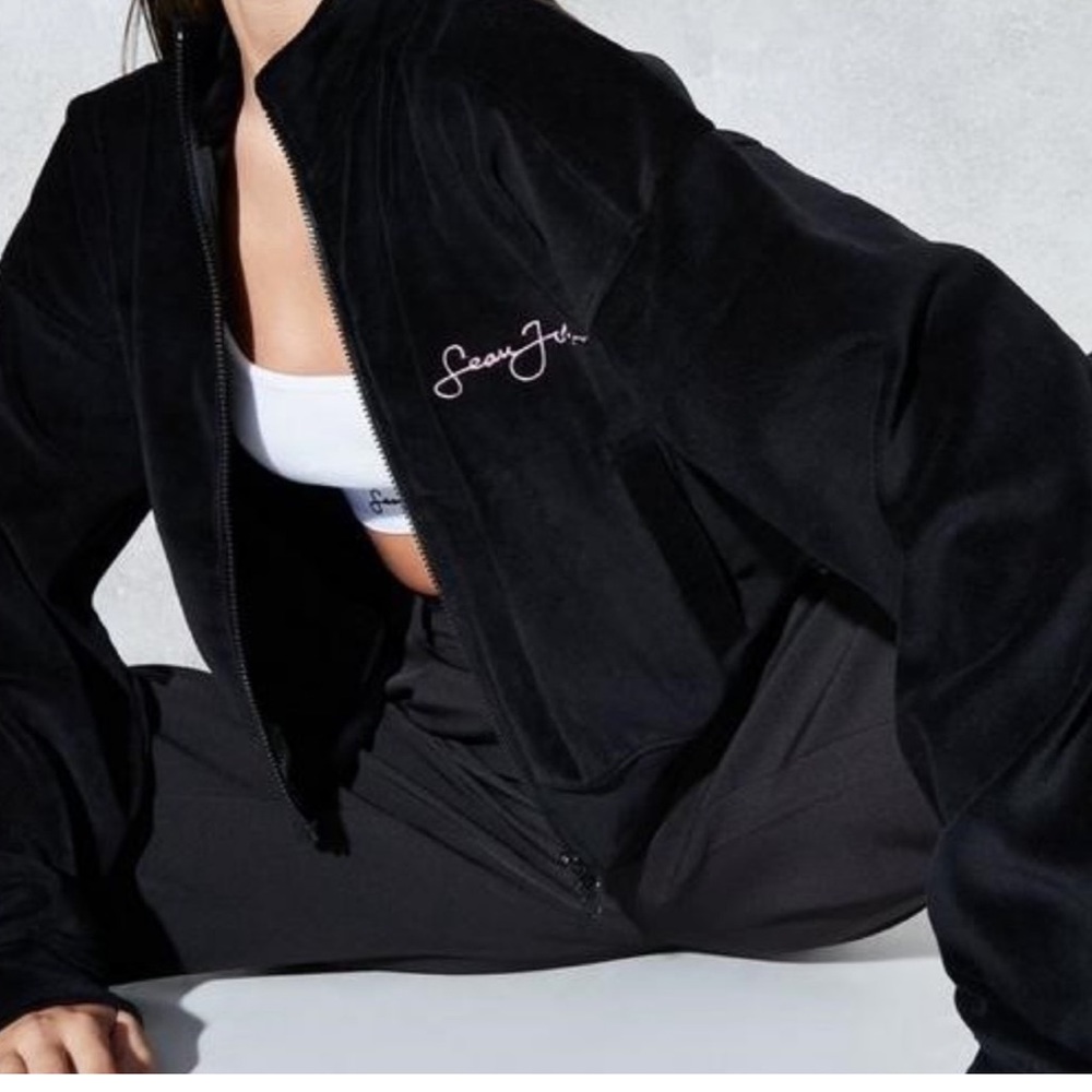 Missguided  x Sean John velour track suit